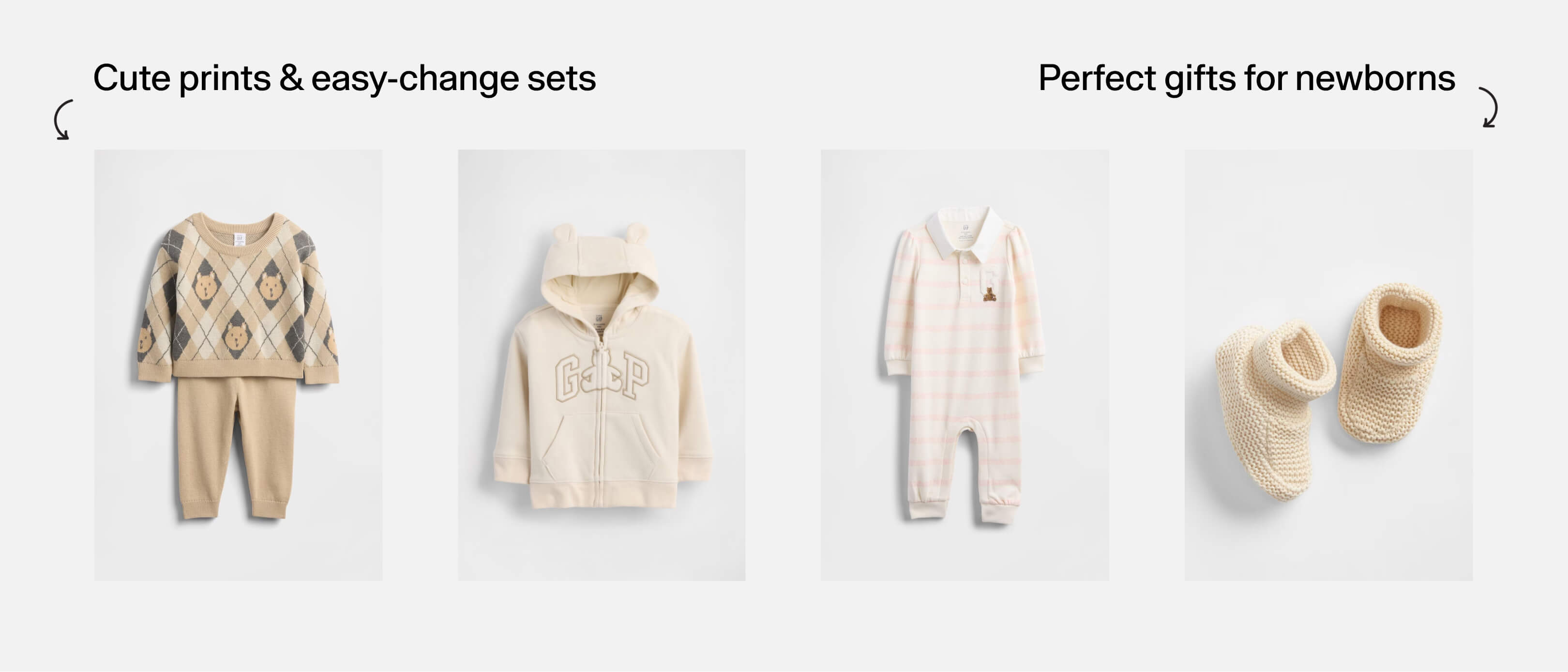 Cute prints & easy-change sets