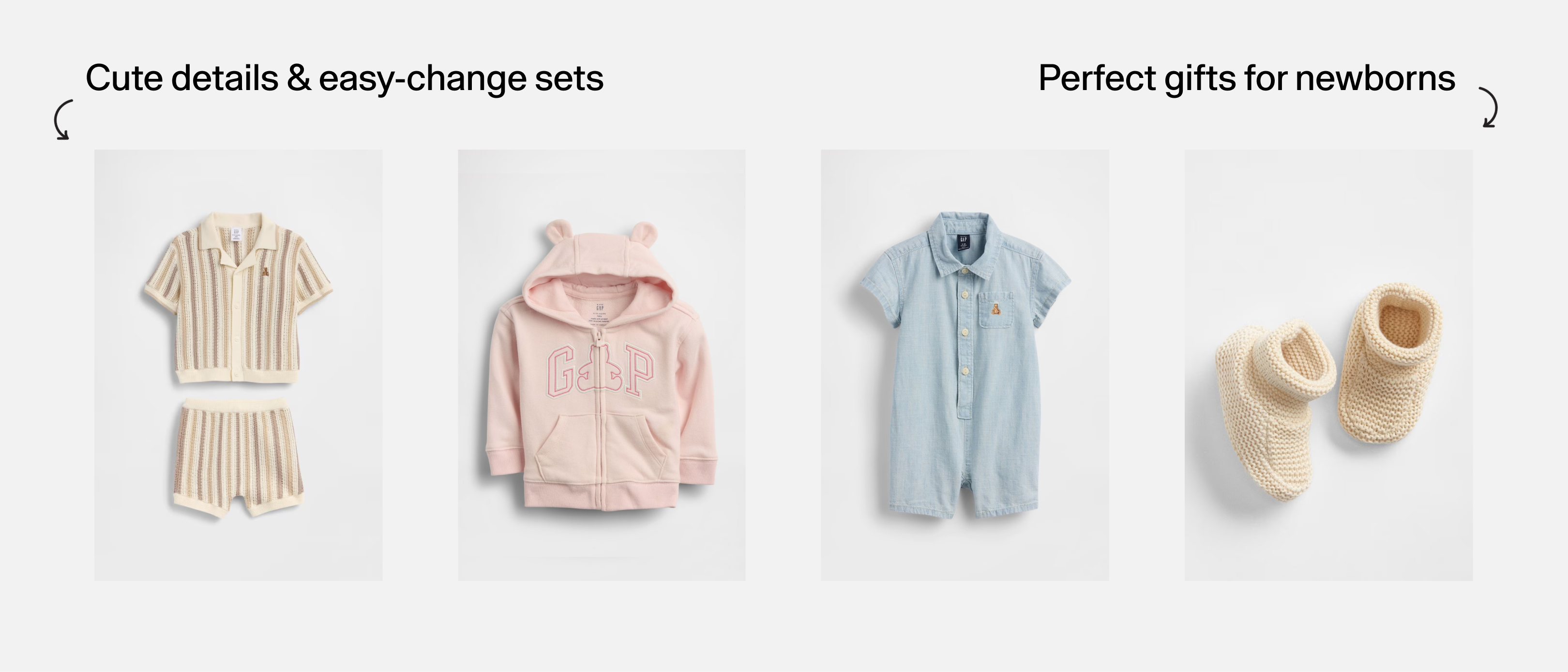 Cute prints & easy-change sets